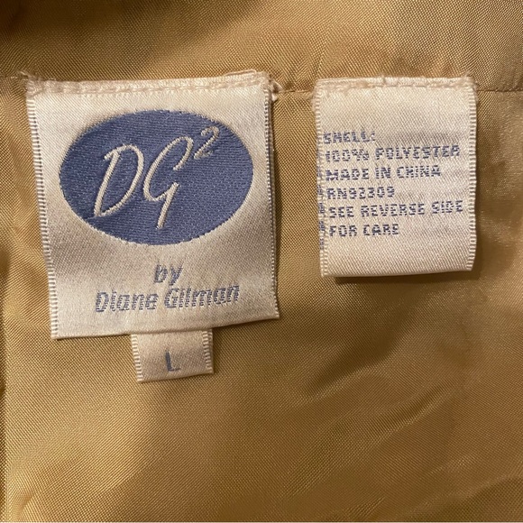 DG2 Tunic; Large; Colors of Cream, Brown, Olive Green adorn w/ Black Beads; NWOT - Picture 5 of 7